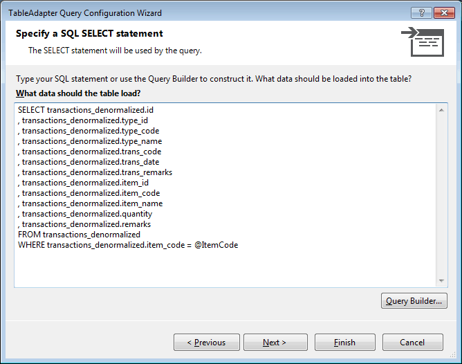 Aplikasi Inventory Sederhana - Data Access Layer Enhance Dataset